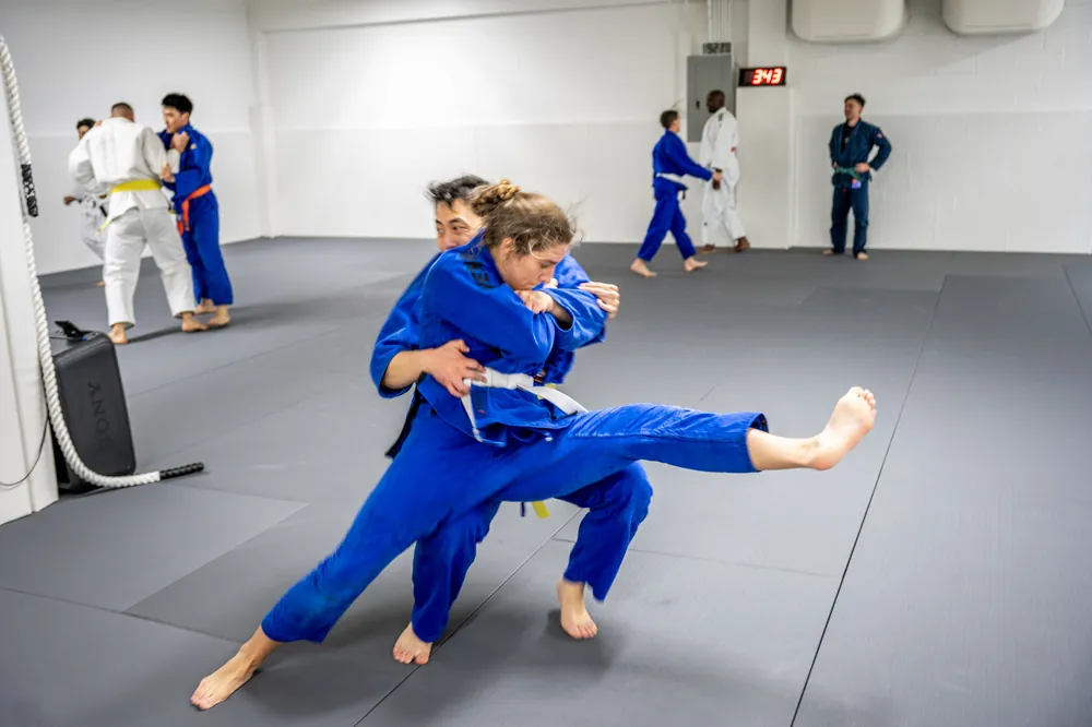 Sparring at Revolution Dojo