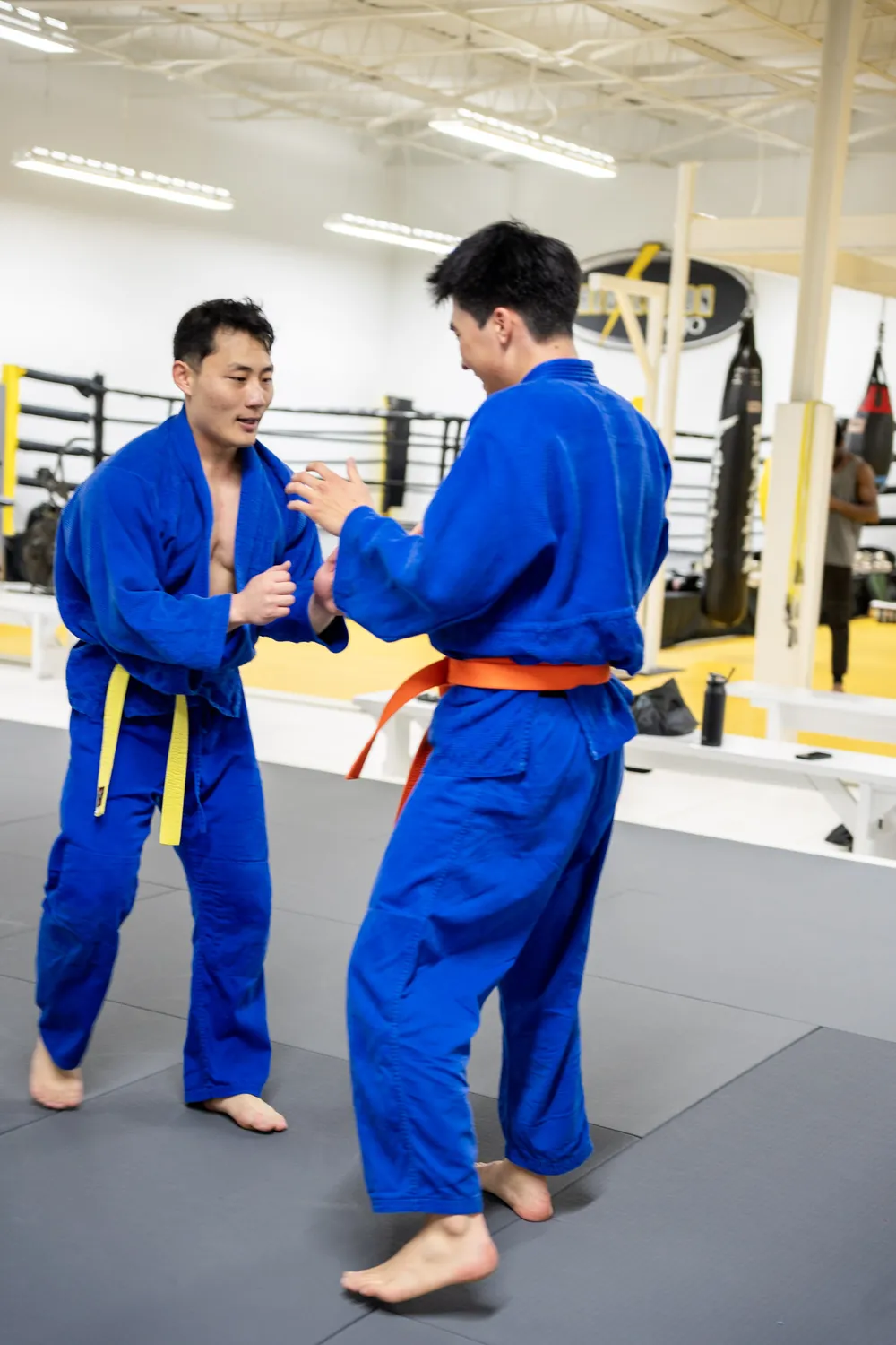 Judo throw at Revolution Dojo