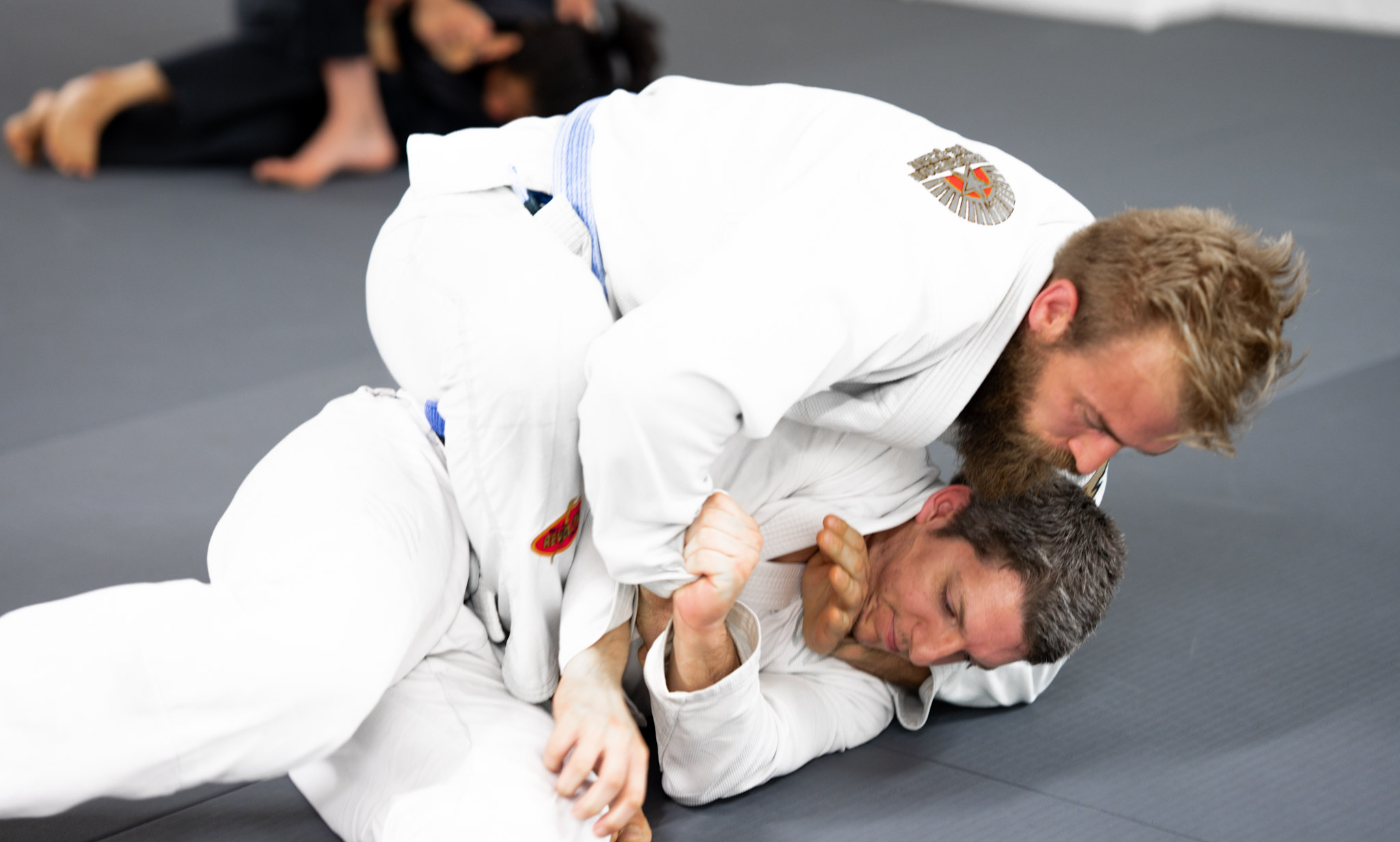 Brazilian Jiu-Jitsu class training at Revolution Dojo Houston